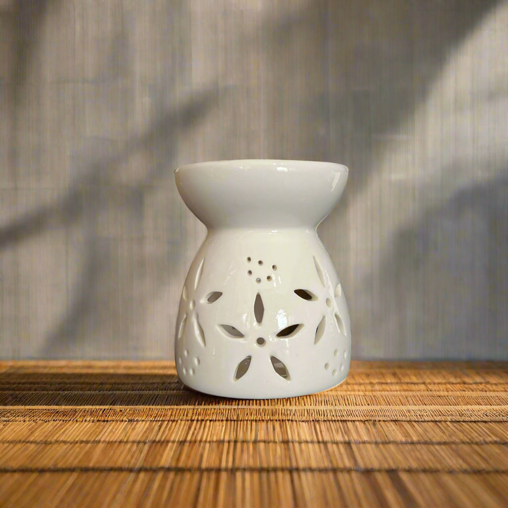 ๐ธ Ceramic Floral Wax Warmer