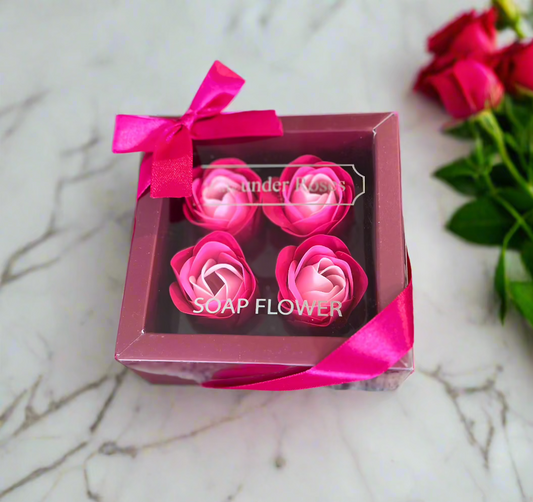 🌷Pink Rose Soap Gift Box