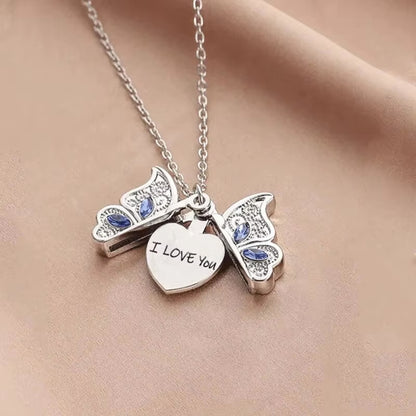 🦋✨ Butterfly Love Pendant Necklace