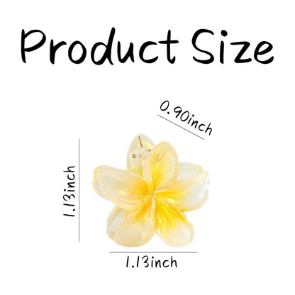 🌸 4pcs Blossom Charm Mini Hair Clips