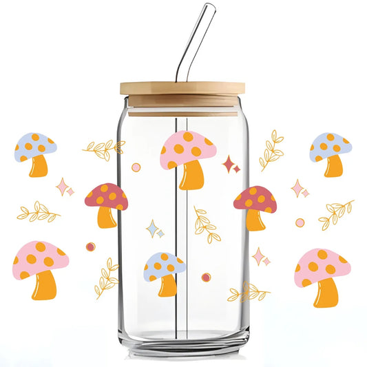 🍄 Mushroom Glass Cup